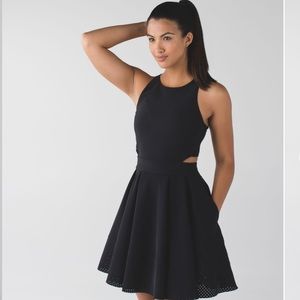 Lululemon Away dress black size 10